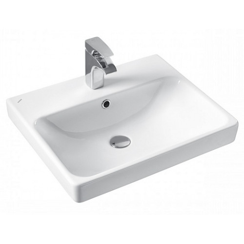 Onika Тумба с раковиной Балтика-Квадро Black 60 напольная белая