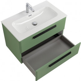 BelBagno Мебель для ванной Eco Cer-N 80 CZR-8073-80 фисташковый софт матовые чёрные