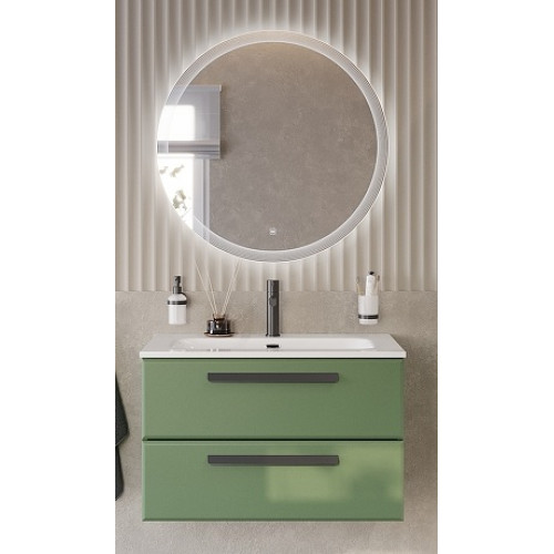 BelBagno Мебель для ванной Eco Cer-N 80 CZR-8073-80 фисташковый софт матовые чёрные