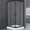 Royal Bath Душевой уголок RB 80HP-T-BL 80х80х200
