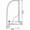 Royal Bath Душевой поддон RB 8120BК R