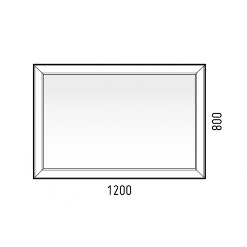 Зеркало Corozo Барго 120 LED SD-00000860,белый