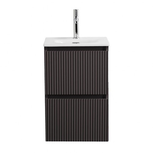 BelBagno Тумба с раковиной Uno mini 40 подвесная Темно-Серый матовый с раковиной BB-8099-3-40