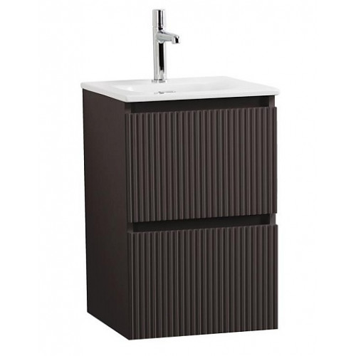 BelBagno Тумба с раковиной Uno mini 40 подвесная Темно-Серый матовый с раковиной BB-8099-3-40