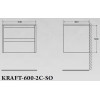 BelBagno Тумба с раковиной KRAFT 600 Rovere Nebrasca Nature