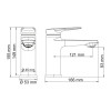 Смеситель для раковины WasserKRAFT Lopau 3203