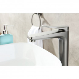 Смеситель для раковины Lemark Bronx LM3709GM графит