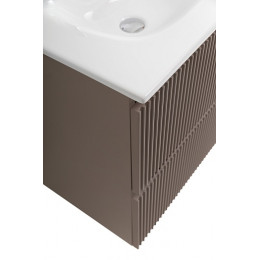 BelBagno Тумба с раковиной Uno 60 подвесная Бежевый матовый с раковиной BB-8099-60