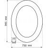 Misty Зеркало для ванной Аврора O.1021.BA.ZA col 146