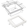 Мойка для кухни Paulmark StepIA PM115051-DG 50x51 графит
