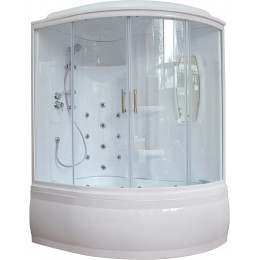 Royal Bath Душевая кабина ALP RB 170ALP-T-L 170x100 L с г/м стекло прозрачное профиль белый