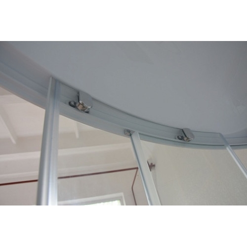 Royal Bath Душевая кабина ALP RB 170ALP-T-L 170x100 L с г/м стекло прозрачное профиль белый
