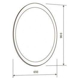 Зеркало 1Marka Art 65 Light