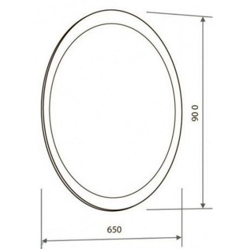 Зеркало 1Marka Art 65 Light