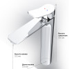 Смеситель для раковины Am.Pm X-Joy F85A92000 хром