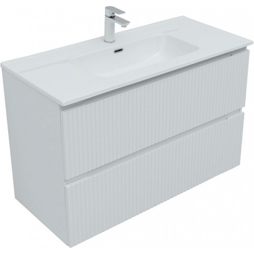 Aquanet Мебель для ванной Джейн 2.0 120 Flat подвесная белый сатин