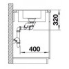 Кухонная мойка Blanco Metra 6-F, антрацит