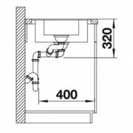 Кухонная мойка Blanco Metra 6-F, антрацит