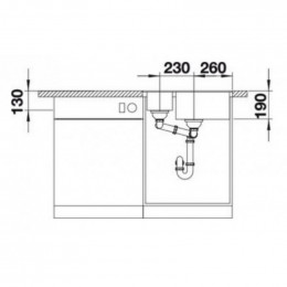Кухонная мойка Blanco Metra 6-F, антрацит