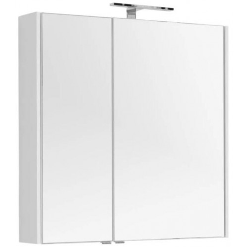 Зеркальный шкаф Aquanet Августа 90 белый