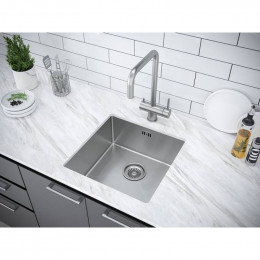 Мойка для кухни Paulmark Gerberg PM214444-BS 44х44 сталь