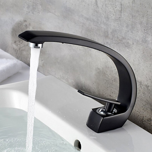 Смеситель для раковины Ledeme L1055B-24 чёрный