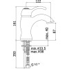 Смеситель для раковины Paffoni Flavia FA071CR Хром