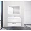 BelBagno Тумба с раковиной AURORA 900 Bianco Lucido, ручки хром