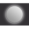 Зеркало ECLIPSE smart 90x90 в черной рамке