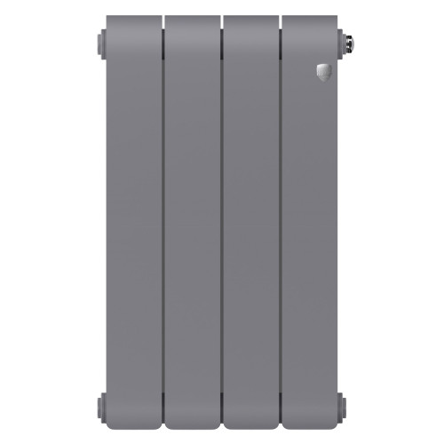 Радиатор биметаллический Royal Thermo Infinity 500 Silver Satin 4 секции, боковое подключение