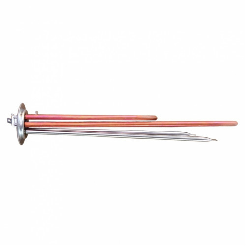 ТЭН 2кВт (2000Вт) RF для водонагревателя Thermex, Garanterm, Electrolux EWH, Timberk, под анод М4, клеммы под винт, 20854