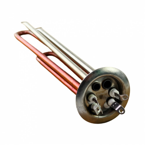 ТЭН 2кВт (2000Вт) RF для водонагревателя Thermex, Garanterm, Electrolux EWH, Timberk, под анод М4, клеммы под винт, 20854