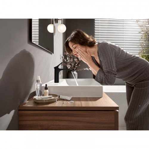 Смеситель для раковины Hansgrohe Vivenis 75022670 черный матовый
