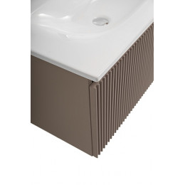 BelBagno Тумба с раковиной Uno 80 с 1 ящиком подвесная Бежевый матовый с раковиной BB-8099-3-80