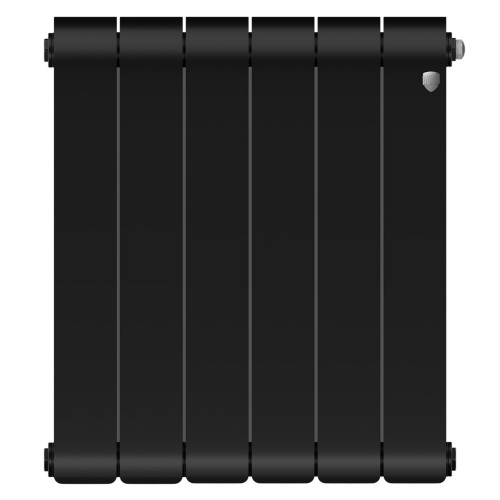 Радиатор биметаллический Royal Thermo Infinity 500 Noir Sable 6 секций, боковое подключение