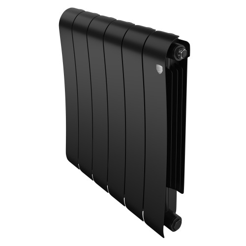 Радиатор биметаллический Royal Thermo Infinity 500 Noir Sable 6 секций, боковое подключение