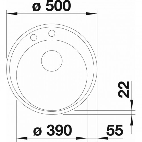 Кухонная мойка Blanco Riona 45, кофе