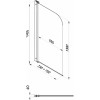 Triton Шторка на ванну Соло 75x140