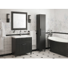 Зеркало Corozo Терра 80 см SD-00001327 графит матовый