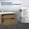 Aquanet Мебель для ванной Nova Lite 2.0 90 L подвесная дуб рустикальный