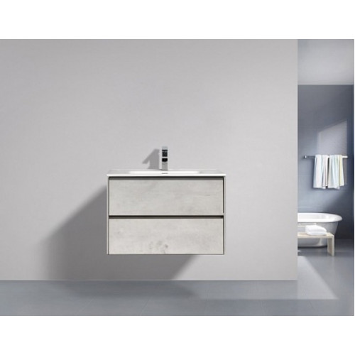 BelBagno Тумба с раковиной PIETRA 800 Stucco Cemento Leggero