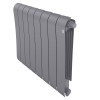 Радиатор биметаллический Royal Thermo Infinity 500 Silver Satin VR80 8 секций, нижнее подключение