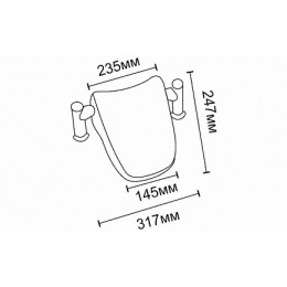 Royal Bath Подголовник SY-2B Tudor белый