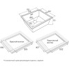Мойка для кухни Paulmark Lumi UNI LU55-WH 55.5x46 белый