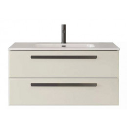 BelBagno Мебель для ванной Eco Cer-N 100 брашированная альпака CZR-8095-100 ручки чёрные