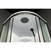 Royal Bath Душевая кабина Practic RB 90HK1-M-BL 90x90 стекло рифленое профиль черный матовый