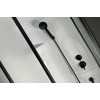 Royal Bath Душевая кабина Practic RB 90HK1-M-BL 90x90 стекло рифленое профиль черный матовый