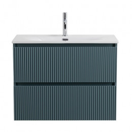 BelBagno Тумба с раковиной Uno mini 80 подвесная Голубой матовый с раковиной BB-8099-3-80