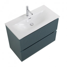 BelBagno Тумба с раковиной Uno mini 80 подвесная Голубой матовый с раковиной BB-8099-3-80