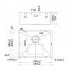 Кухонная мойка Iddis Edifice EDI54G0i77 54х40 графит